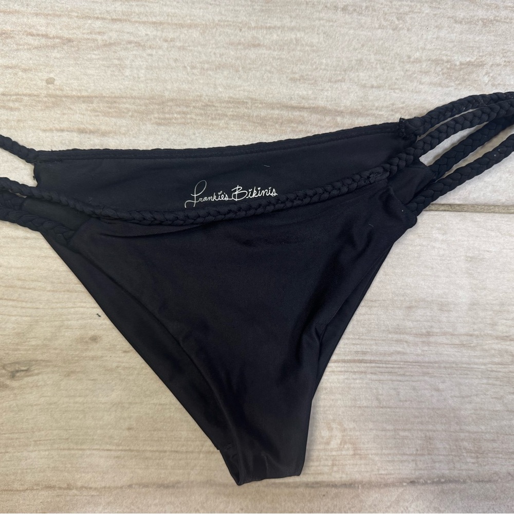 Frankie's Bikinis Black Swim Bottom